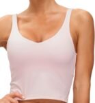Womens' Sports Bra Longline Wirefree Padded with Medium Support