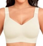 Women Wirefree Bras for Women Full Coverage No Underwire Everyday Bras Comfortable Wireless Padded Bras