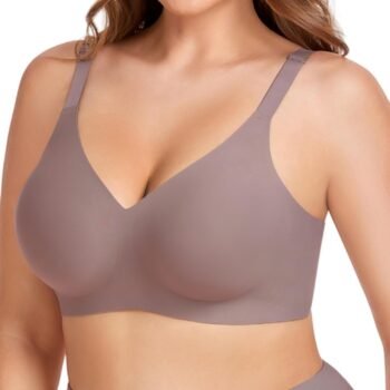 Smooth Wireless Bras for Women No Underwire Comfort Seamless Supportive Bra Raceback Push Up  Full Coverage